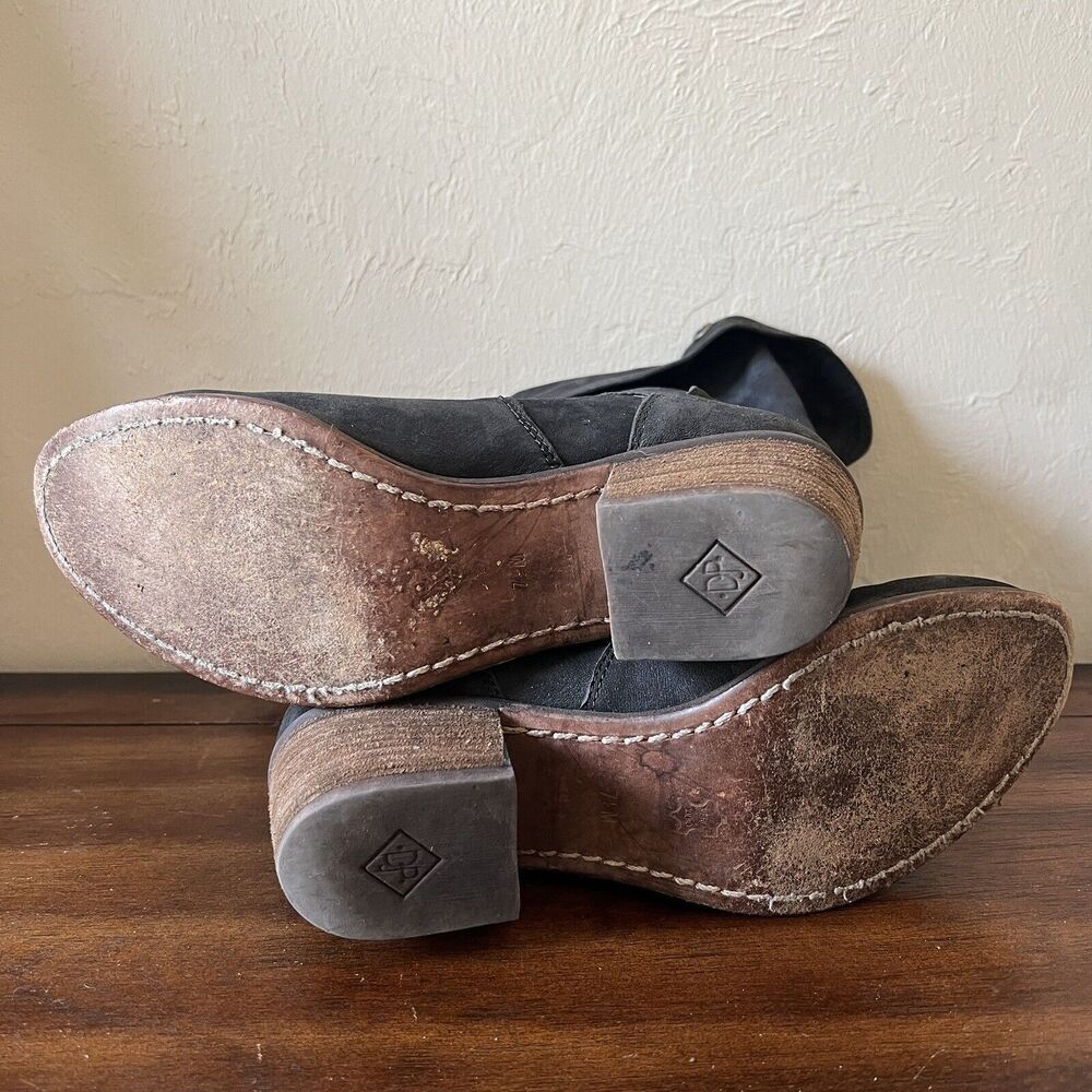 Donald J Pliner Womens Danee Western Mid Calf Buckle Booties Size 7.5 M Leather - Picture 7 of 11